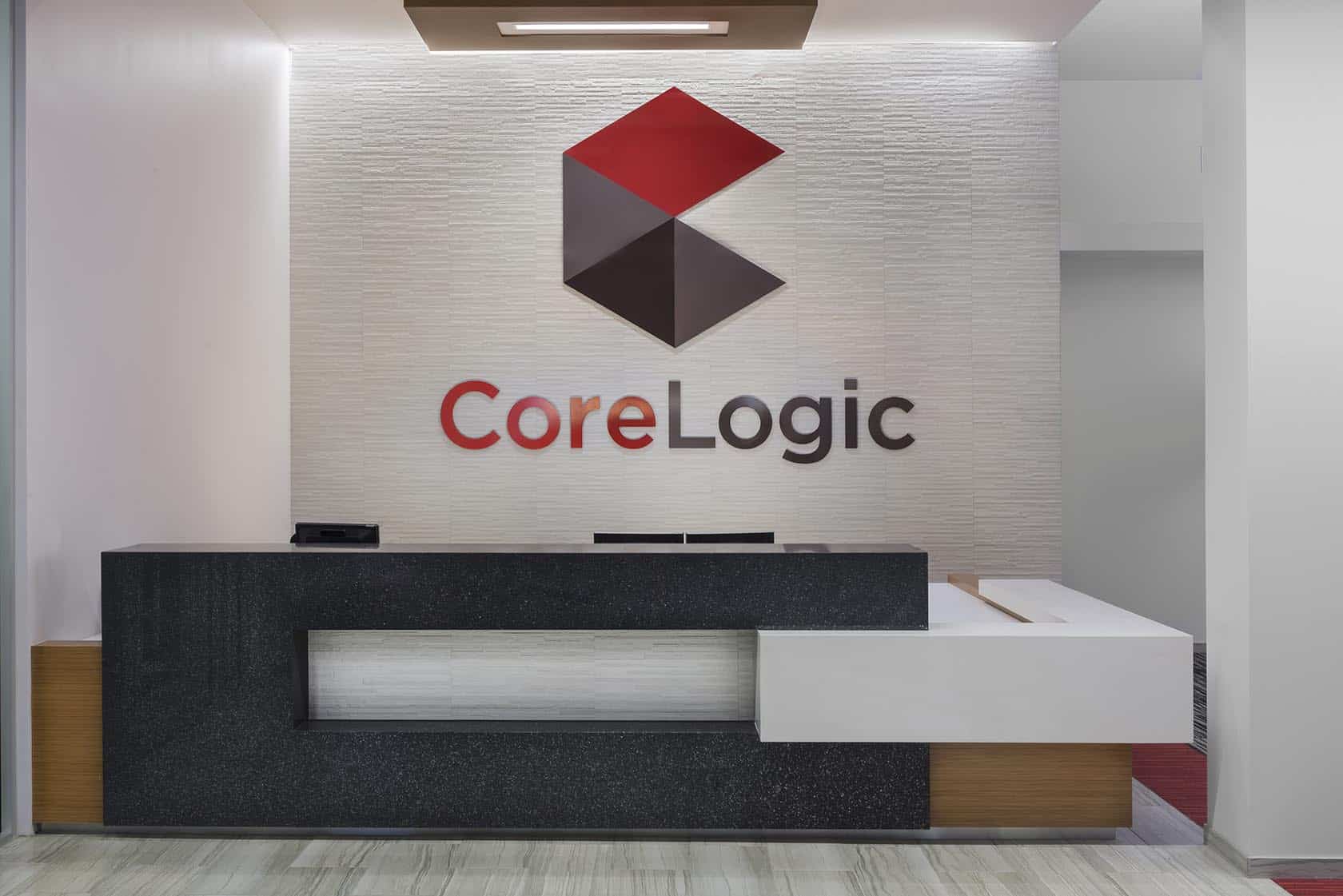 CoreLogic reception desk by ID Studios